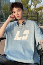！2026夏季新款男士发泡立体印花潮牌碎花短袖T2530特P28，男装T恤，电商B220