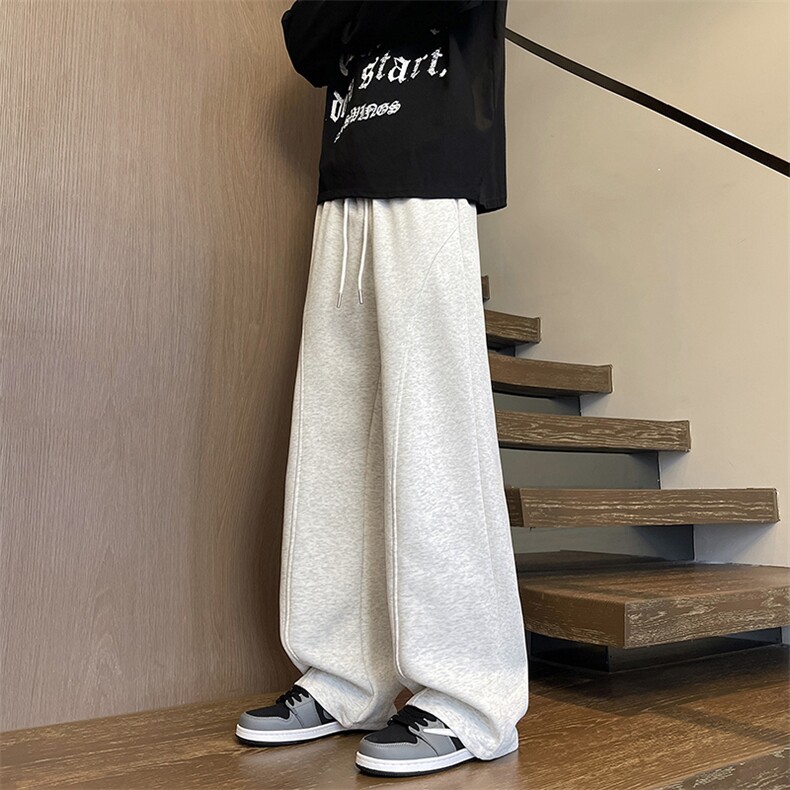 YK86090-P30秋季新品美式斜切弯刀裤55%棉45%聚酯纤维,男装休闲裤,电商A086-1