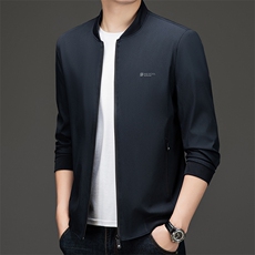 BJY9913秋冬新款男士夹克棒球领商务休闲时尚青年男装纯色外套，男装夹克，电商B360