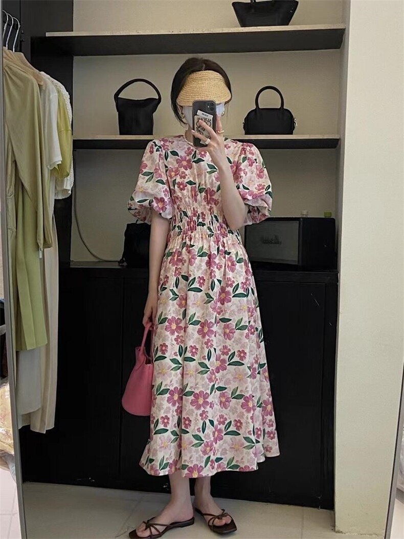 花朵连衣裙，女装连衣裙，欧妮卡蒂蔓