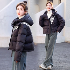 羽绒服女短款冬季2023新款今年流行小个子加厚90白鸭绒外套现货!，女装羽绒服，一安秀
