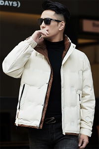 ZMS-M2335新款冬季男士鸭绒羽绒服立领保暖外套修身大衣图片