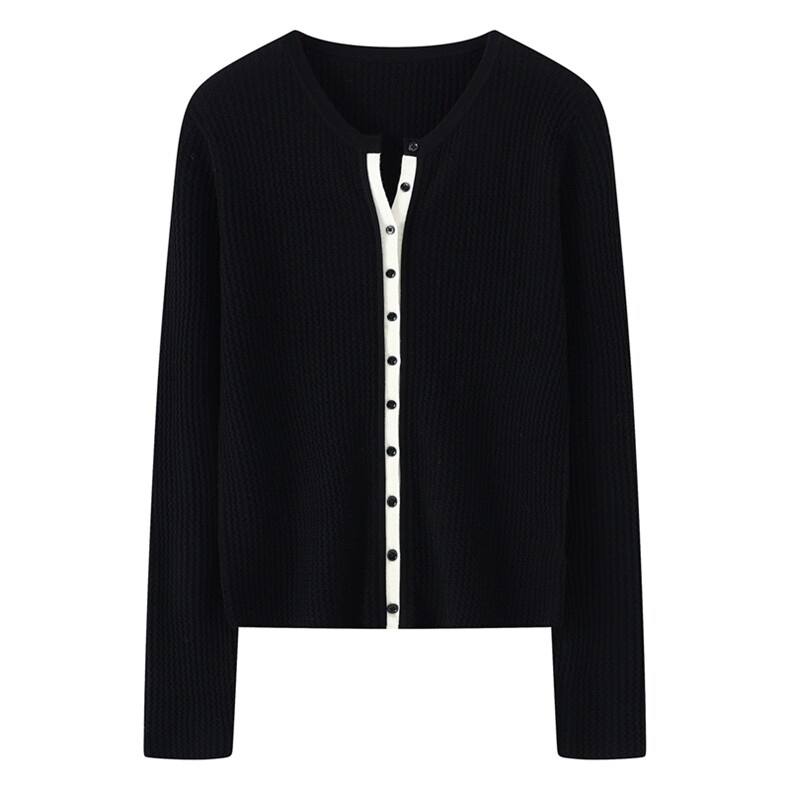 2025年秋季新款百搭扬子纱麻花开衫,女装羊毛衫,星纬羊绒