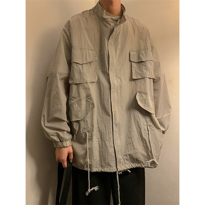 F1029/P45夏季户外工装薄款夹克男士衣服透气大码外套防晒服,男装夹克,电商A141