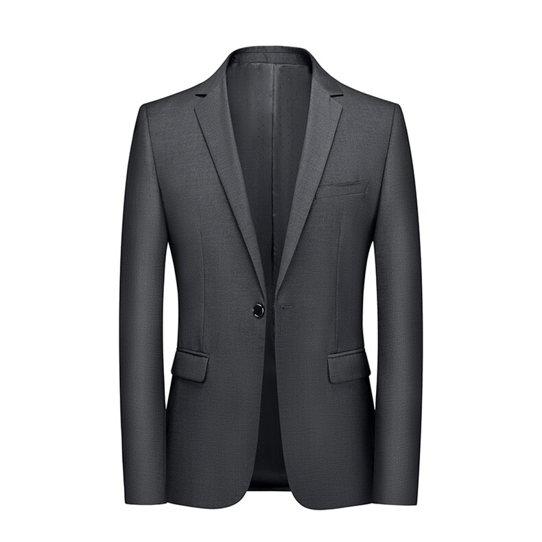 87881-1男士2023年春季新款长袖西服纯色外套免烫西装商务P118，男装西服，电商B360