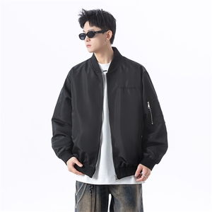 港风日系复古设计感刺绣拼接立领夹克男 XZ213-JK4321-P108控128图片