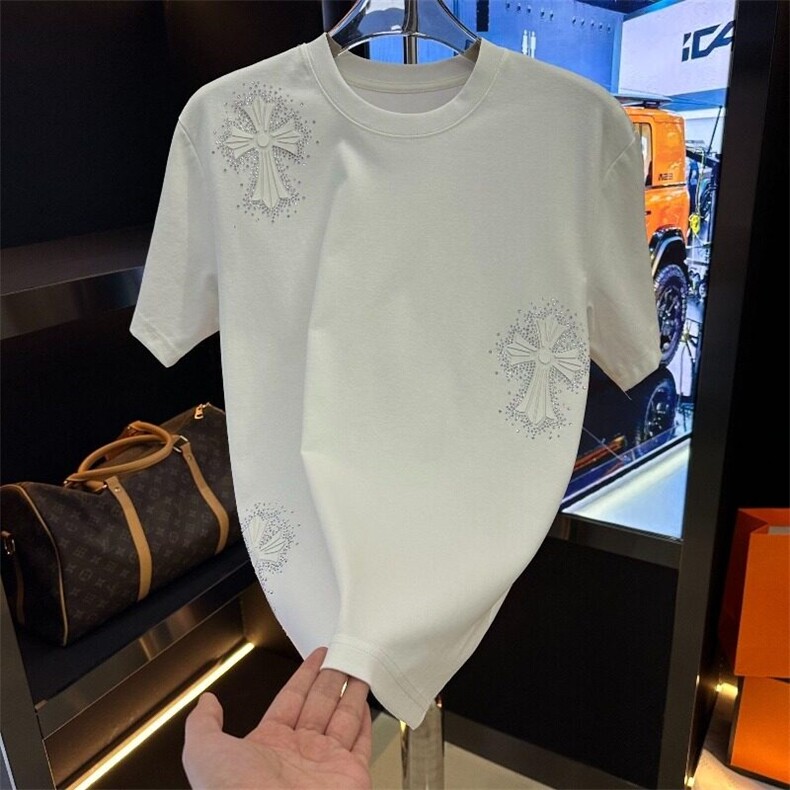 网络图现货丝光棉半袖圆领T恤RA01-P55,男装T恤,星座1005-4