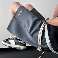 特批P20无差价夏季休闲短裤男薄款垂感休闲设计感沙滩五分裤DK69，男装牛仔裤，电商A001-1