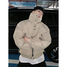 【有货】小众美式棉服多拉链设计棉衣棉袄外套MY127特P75，男装棉衣，星座908-1