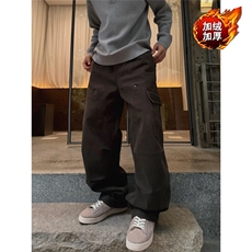 网图高质量复古弯刀裤伐木工装裤显瘦直筒休闲裤A025-BQ1001-P60，男装工装外套，电商A025