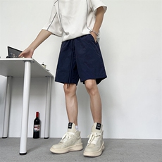 夏季潮牌休闲日系宽松五分透气运动短裤男女速干沙滩裤DK1015-P25，男装牛仔裤，星座308B-1