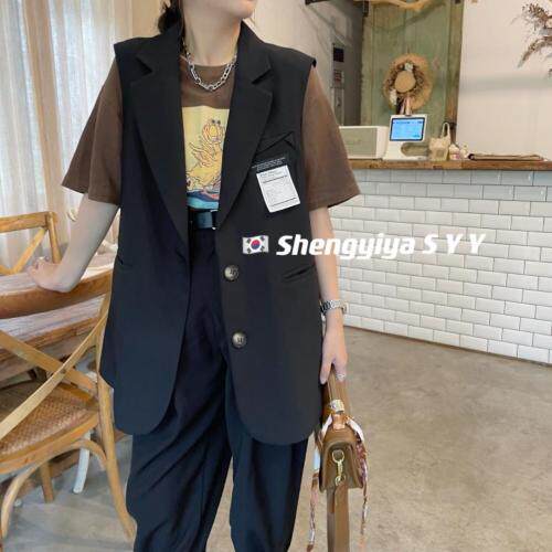 超酷的带标马甲，女装马夹，6·9衣社