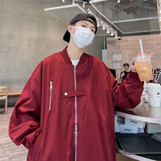 2023春秋季新款宽松百搭棒球服外套男飞行夹克美式高街潮JK02P65，男装夹克，星座410-2