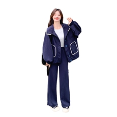 26新品现货绣花外套阔腿裤两件套2C285-2858-P200-K298，女装套装/套裙，2C285
