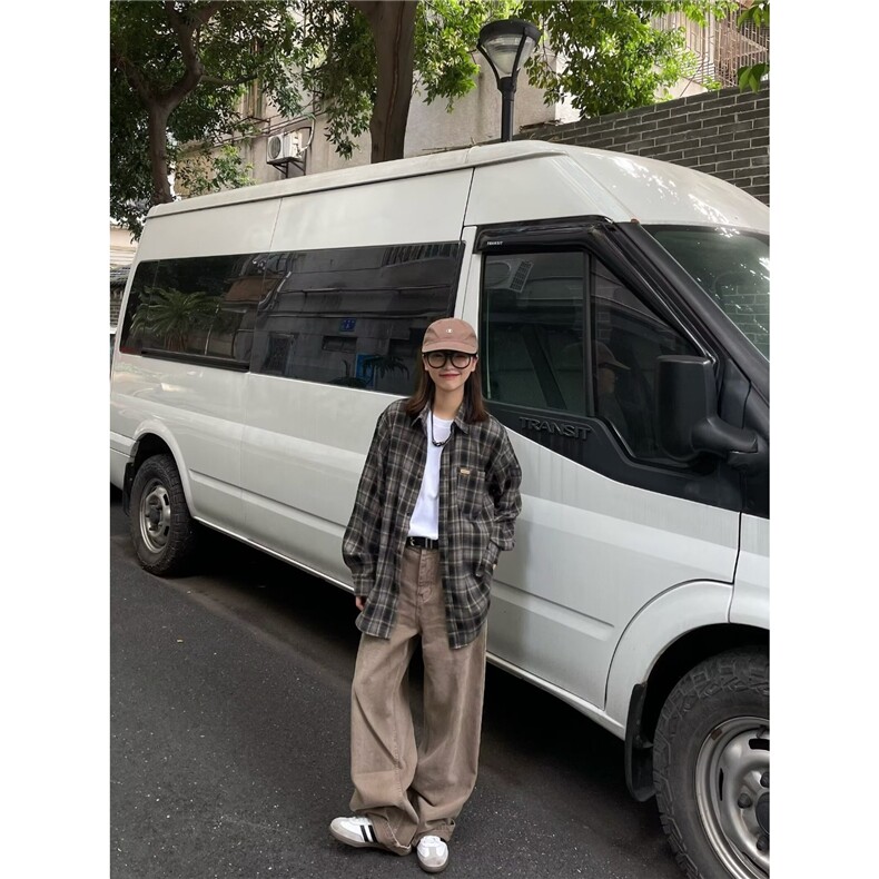 潮流原宿长袖衬衫ins时尚简约新款气质日系流行慵懒文艺百搭,男装衬衫,星座506A