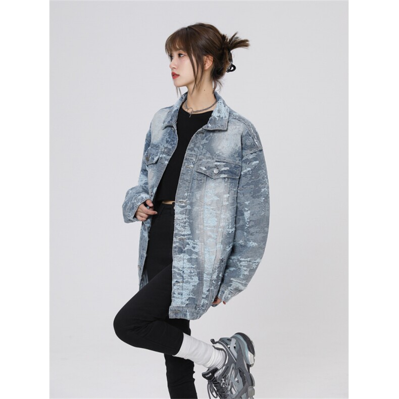 美式复古设计感情侣工装夹克牛仔衣外套221-1-JK2311-P95控138,男装工装外套,星座221-1