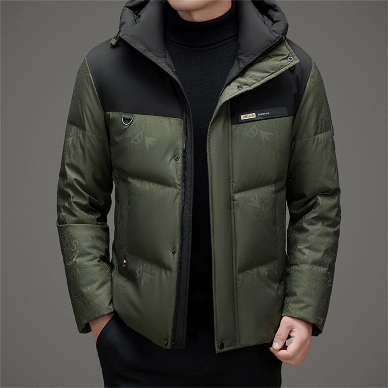 DAJ23809钱塘2020-2新款百搭冬季厚款中年男士羽绒服外套P230,男装羽绒服,钱塘207-2