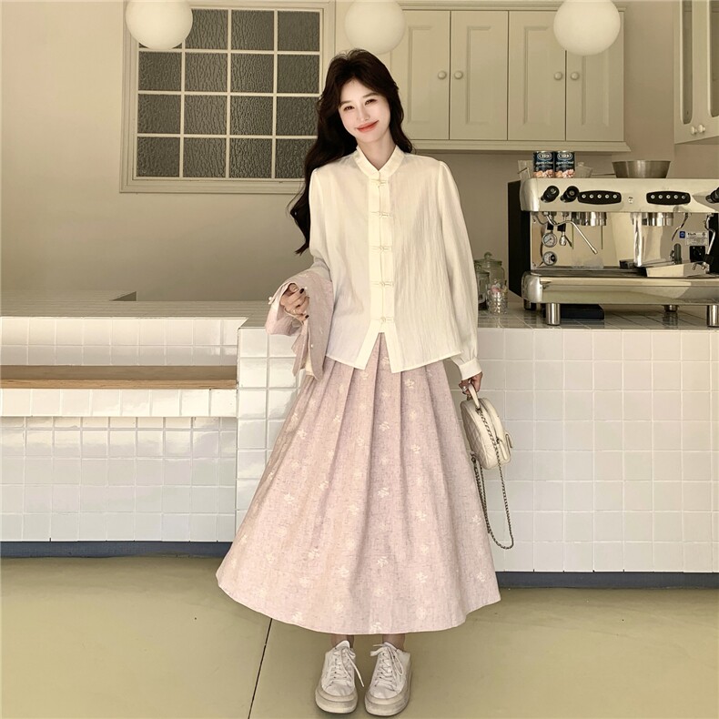 新款大货已出马甲上衣三件套半裙套装613-p225-k369,女装套装/套裙,2C062