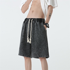 抖音供货、320克夏季新款水洗立体腰休闲短裤D223A-SK2300-P40，男装休闲裤，电商019-1