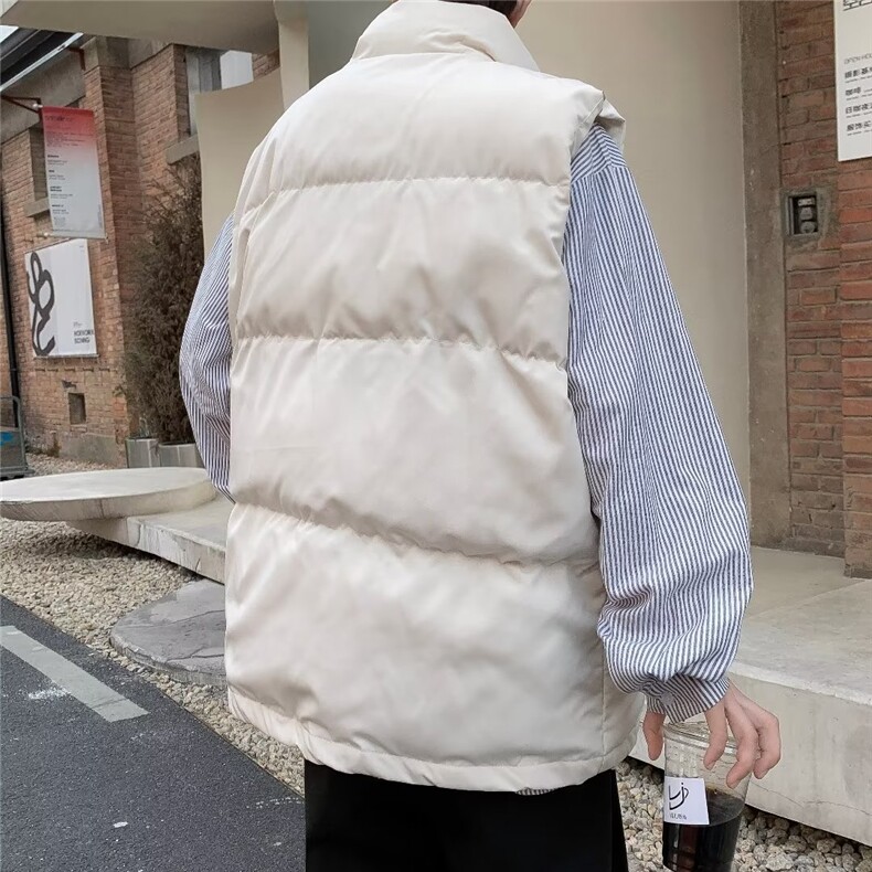 原宿秋季纯色加厚马甲男百搭潮新款宽松型M94P55,男装背心/马甲,星座1116-2