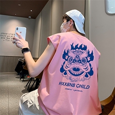 已注册直播抖音品质纯棉250克重磅男无袖背心T恤T593P28控39，男装T恤，电商C408(原B339-1)