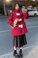 现货主推~2025冬季新款羽绒服宽松韩版白鸭绒外套2B237-P310-K408，女装羽绒服，2B237
