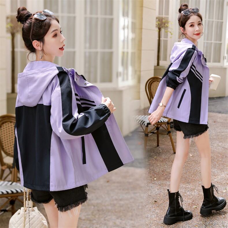 2023年秋季新款女装韩版休闲风衣外套，女装风衣，靓星雨