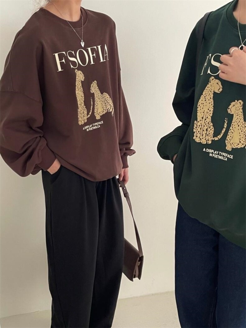 四色卫衣，女装卫衣/绒衫，左维