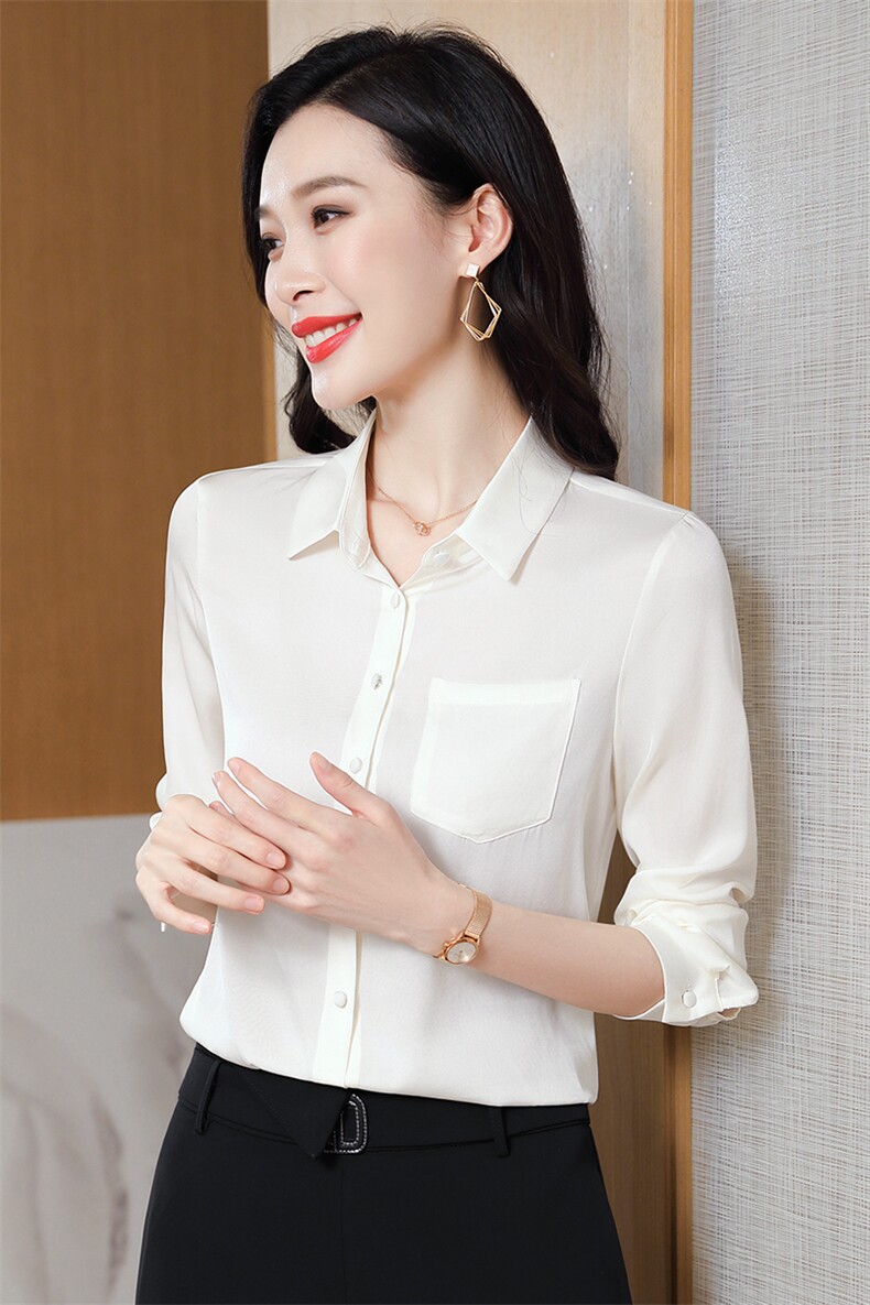 真丝春装优雅气质真丝衬衫女短袖宽松显瘦印花上衣时尚,女装衬衫,阿舍尔精品