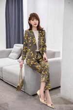 2021秋装套装时尚，女装职业装，恋语随风