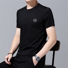 中青年男士短袖体T恤圆领薄款透气冰凉运动上衣服夏季时尚休闲P60，男装T恤，钱塘6003A(原)4033A