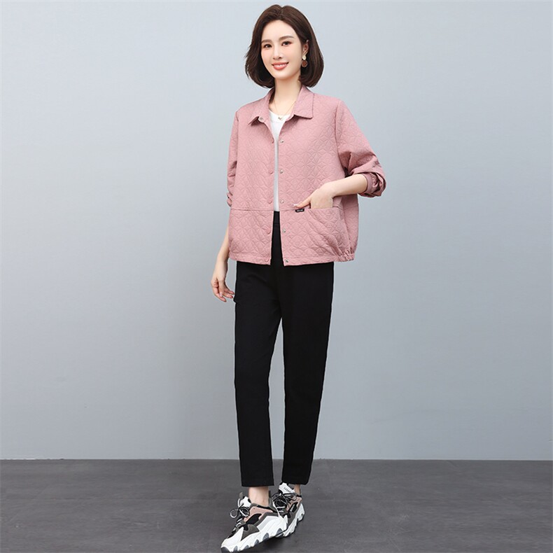 2024年春秋季新款潮韩版女纯色宽松显瘦休闲两件套,女装套装/套裙,独衣靓