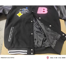 1506/QW0820/P67美式重磅刺绣毛呢棒球服情侣宽松高街潮牌夹克，男装夹克，星座1506