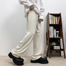 西装裤男裤子春夏款2025新品垂感直筒西裤高级感阔腿裤XK302-P50，男装西裤，电商A178