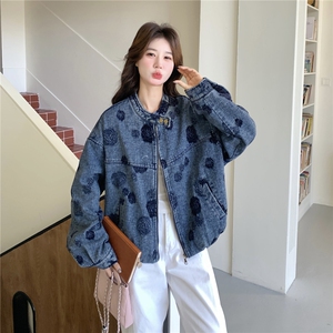 出货 春新款 提花牛仔外套  2c198- 6818-P165 K248图片