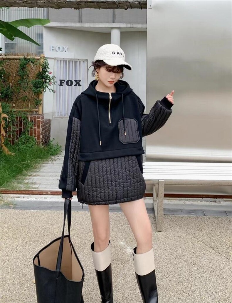 拼接现货，卫衣，女装卫衣/绒衫，爱美欧