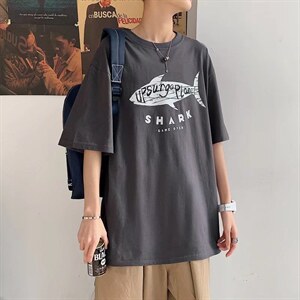夏季潮牌男士短袖t恤男潮流上衣情侣半袖体恤衫RT21P28图片