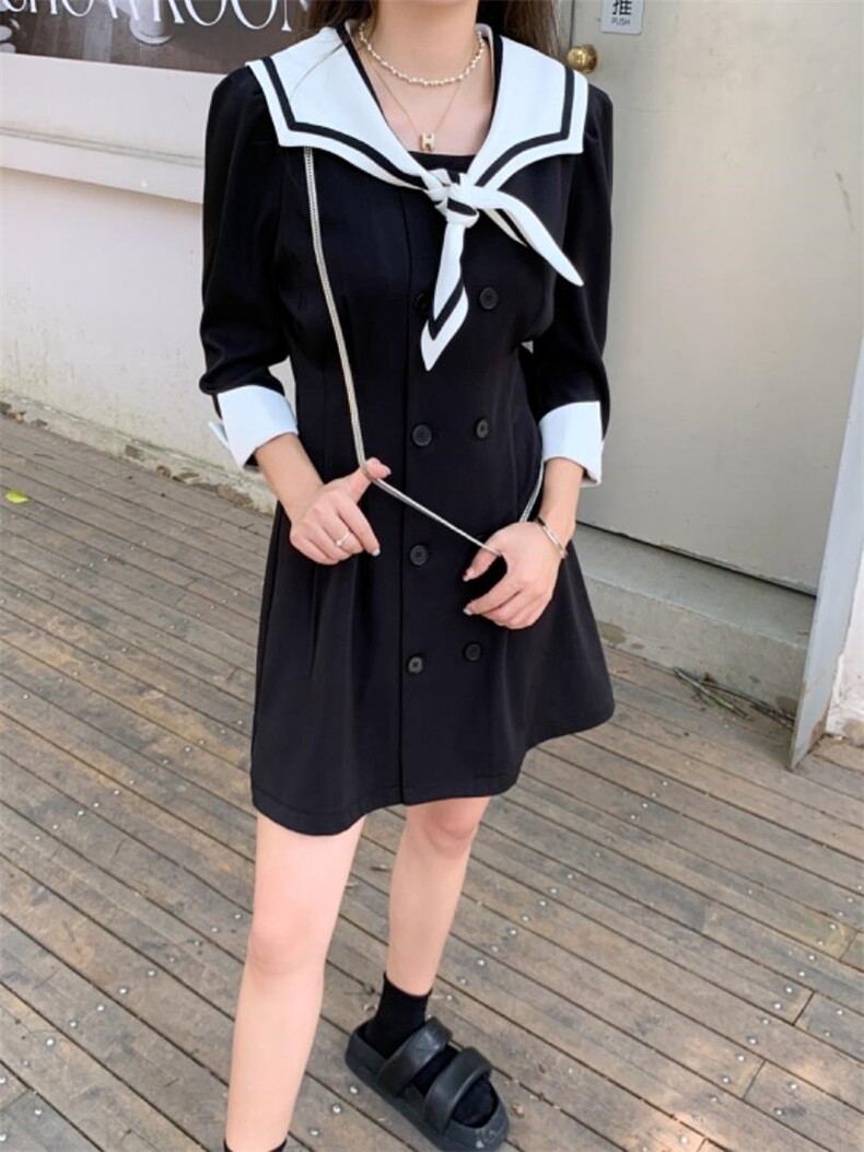 秋季新款韩版时尚洋气连衣裙！，女装连衣裙，蜜雪·薇琪