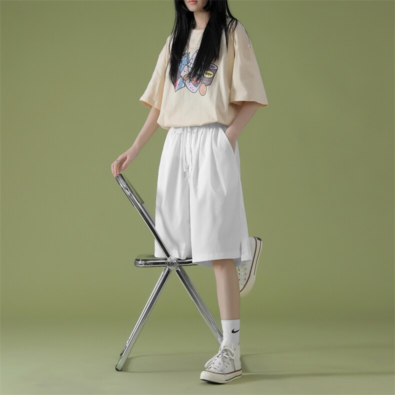 百搭中性2022潮流百搭休闲舒适五分纯色短裤DK521-特批20,男装休闲裤,星座718-1