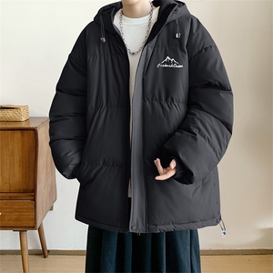 棉衣男冬季新款港风宽松连帽青少年棉服MF200-P69(现货)图片
