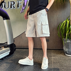 D5136-P45夏季新款男士短裤男潮流宽松直筒立体口袋休闲速干短裤，男装牛仔裤，电商A368