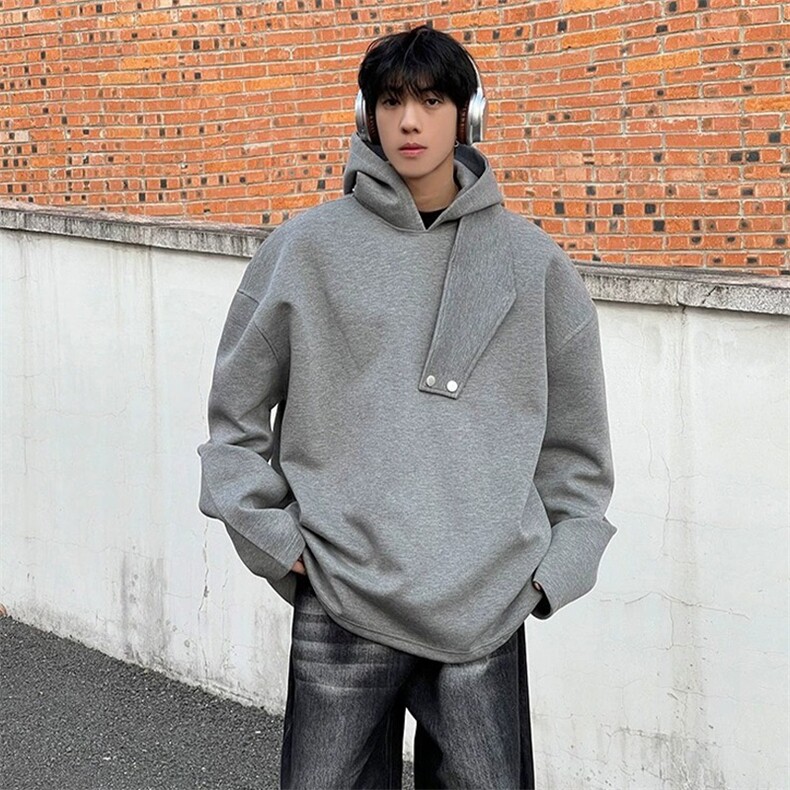 连帽卫衣外套男2025秋冬美式复古宽松百搭休闲套头上衣WB540-P39,女装短外套,星座412-1