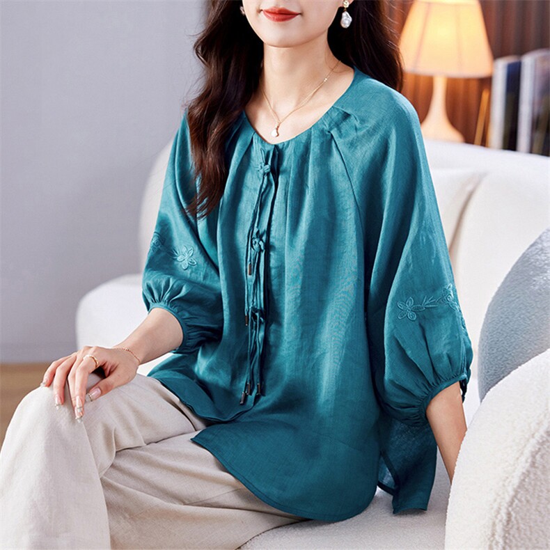 2024春夏装新款韩版宽松气质休闲简约上衣,女装T恤,丽影随形