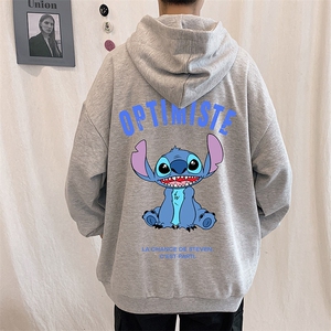 KS21220-P38 加绒P43 连帽开衫卫衣男运动外套大码班服图片