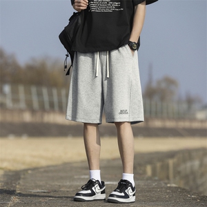 休闲短裤男直筒宽松韩版潮流潮牌五分裤子XD1713特批29图片