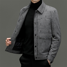 M5179-13钱塘2020-3时尚休闲冬季厚款百搭中年男士夹克外套P315，男装夹克，钱塘207-3