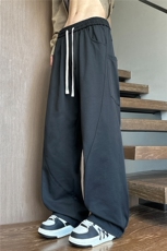 春季新款立体剪裁设计感休闲宽松长裤K666115p40，男装休闲裤，星座210-1