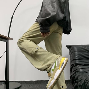 美式ins高街vibe重工艺水洗牛仔裤K3052-P45图片