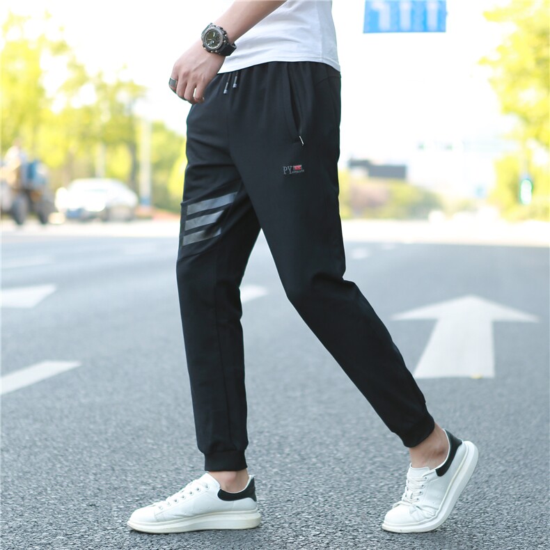 8589高质量男棉质休闲宽松运动裤潮款加肥加大码L-9XL P65图片