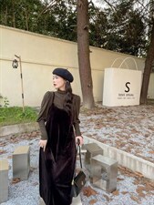 磨毛加厚泡泡袖打底衫，其它，Balance Studio